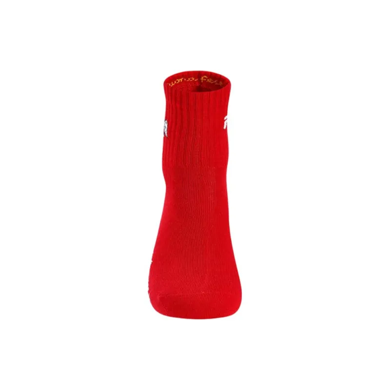 FILA ORIGINALE Mid Calf Socks Women's 1 Pack Legend Red-2