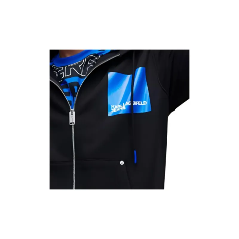 KARL LAGERFELD / Karl Lagerfeld Jeans Box Logo Zip up Hoodie-4