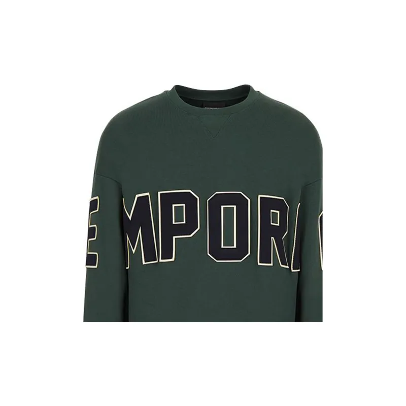 EMPORIO ARMANI Sweatshirts Men Green-4