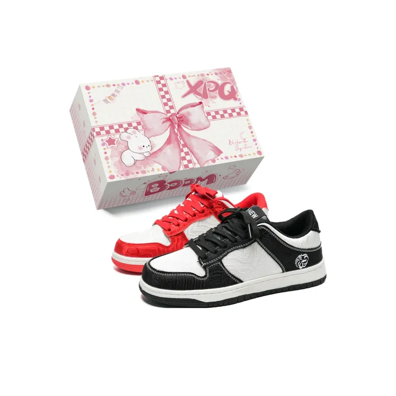 XPQ Durable Lightweight And Breathable Low-Top Skateboard Shoes Unisex-17