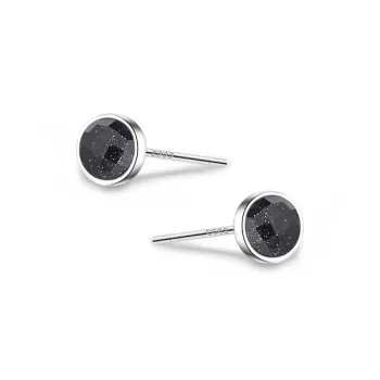 ETAHLOVE Sterling Silver Stud Earrings Unisex Boyfriend And Girlfriend Birthday Surprise