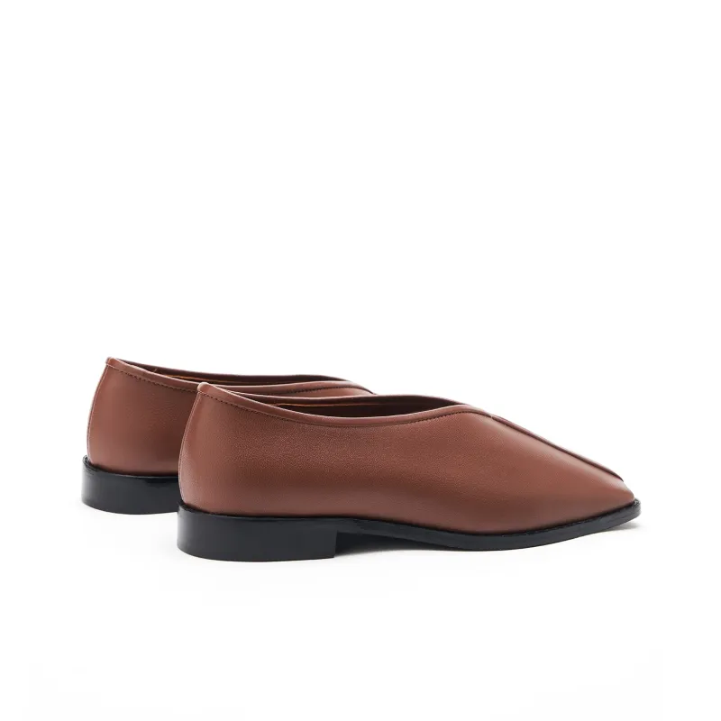 HOVANKI Casual Single Shoes Women's Light Brown-3