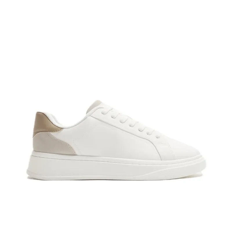 ZARA Low Top Skateboard Shoes Men's White-1