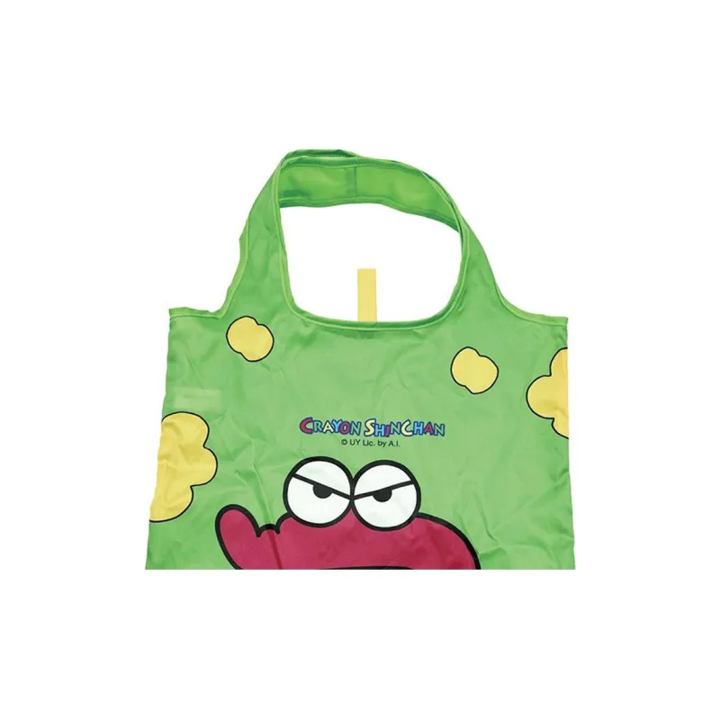 7 ELEVEN Crayon Shin-Chan Collaboration Polyester Reusable Shopping Bag Handbag Women's Green & Multicolor-4