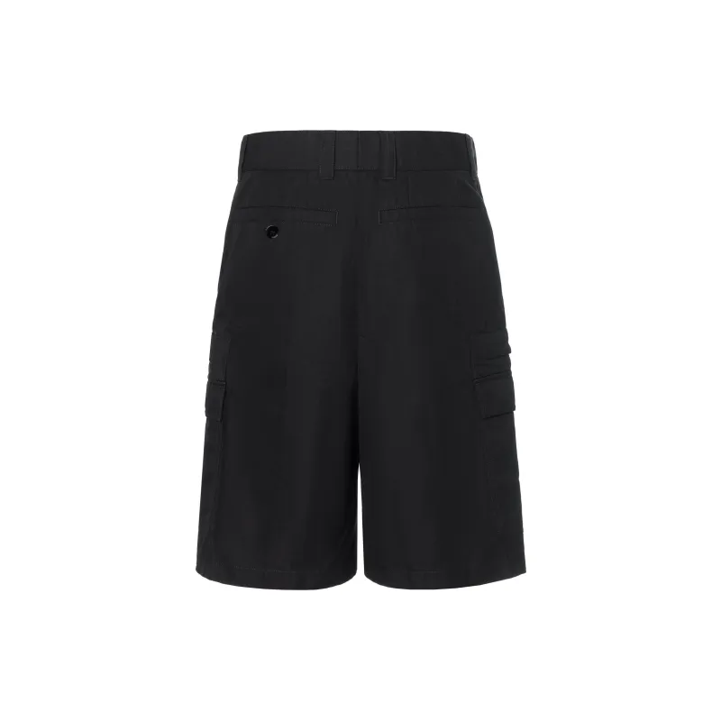 Burberry D Ring Detail Cotton Gabardine Cargo Shorts-1