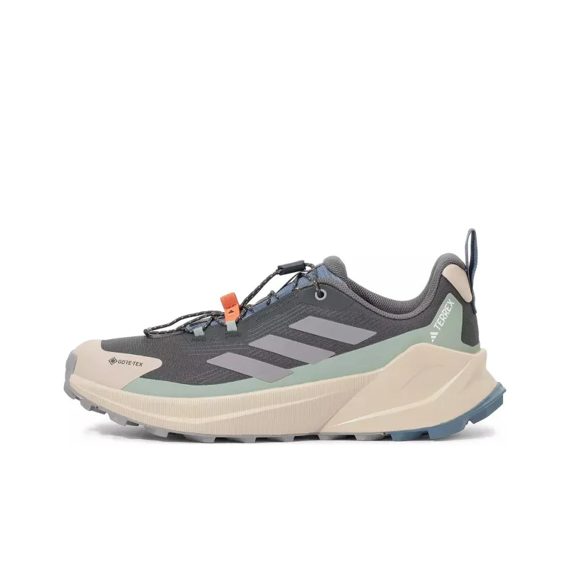 Adidas TERREX TRAILMAKER 2.0 Anti Slip Wear Resistant Low Top Running Shoes Men's Gray Green-0