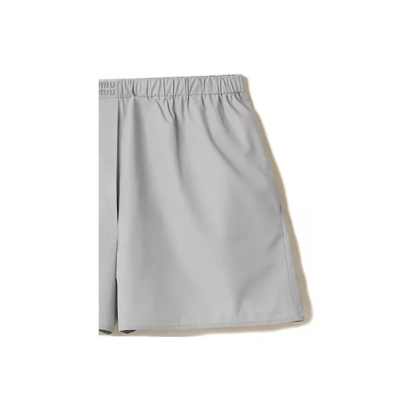 MIU MIU Casual Shorts Unisex Gray-5