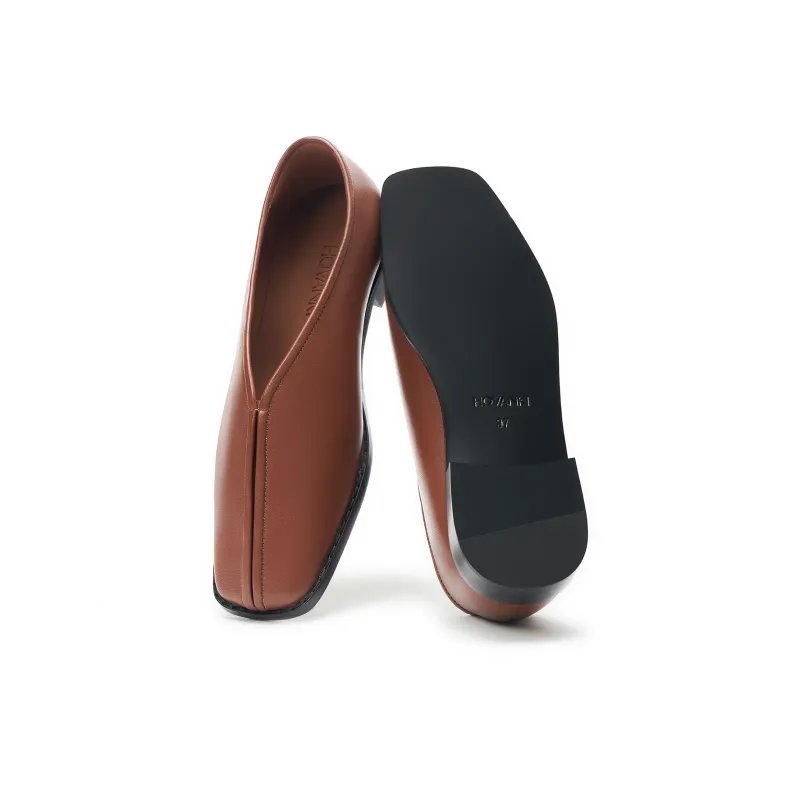 HOVANKI Casual Single Shoes Women's Light Brown-4