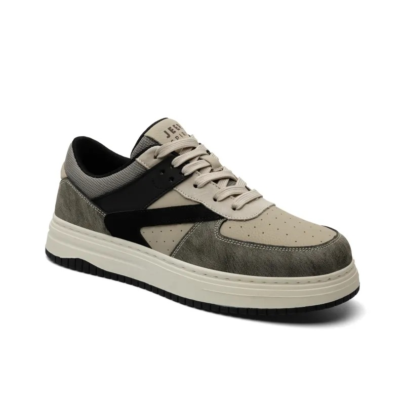 JEEP SPIRIT Low Top Skateboard Shoes Men's Climbing Gray-3