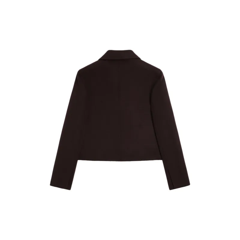 Massimo Dutti Jackets Coats Women's Bordeaux Red-1