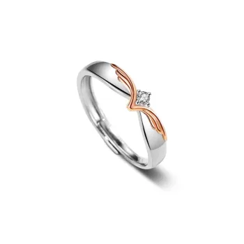 PHOENIXSILY 925 Sterling Silver Rings Unisex