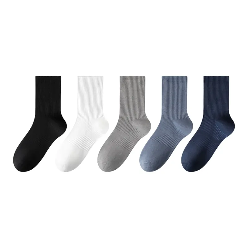 MIIOW Mid Calf Socks Men's 5 Pack-11