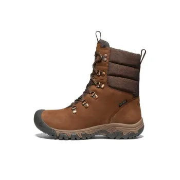KEEN Greta Thermal Waterproof High Top Hiking Shoes Women's Brown