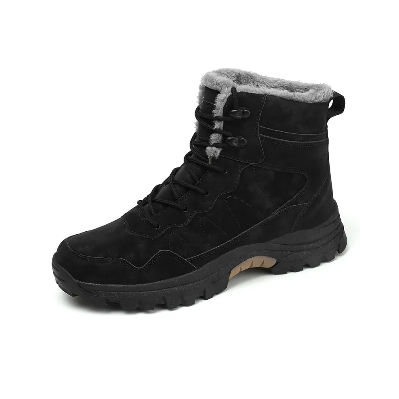PLAY COBBLER Warm Slip Resistant Short Snow Boots Men's-1