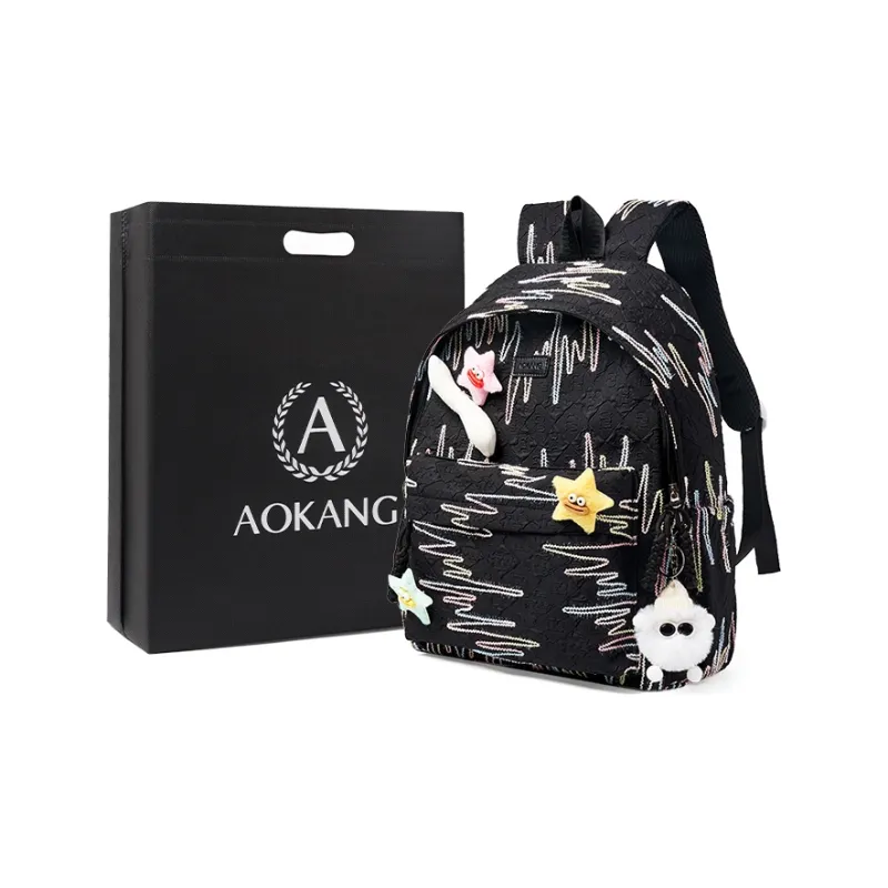 AOKANG Fabric Backpack Laptop Bag Tubas Women's-7