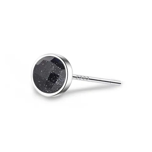 ETAHLOVE Sterling Silver Stud Earrings Unisex Boyfriend And Girlfriend Birthday Surprise-6