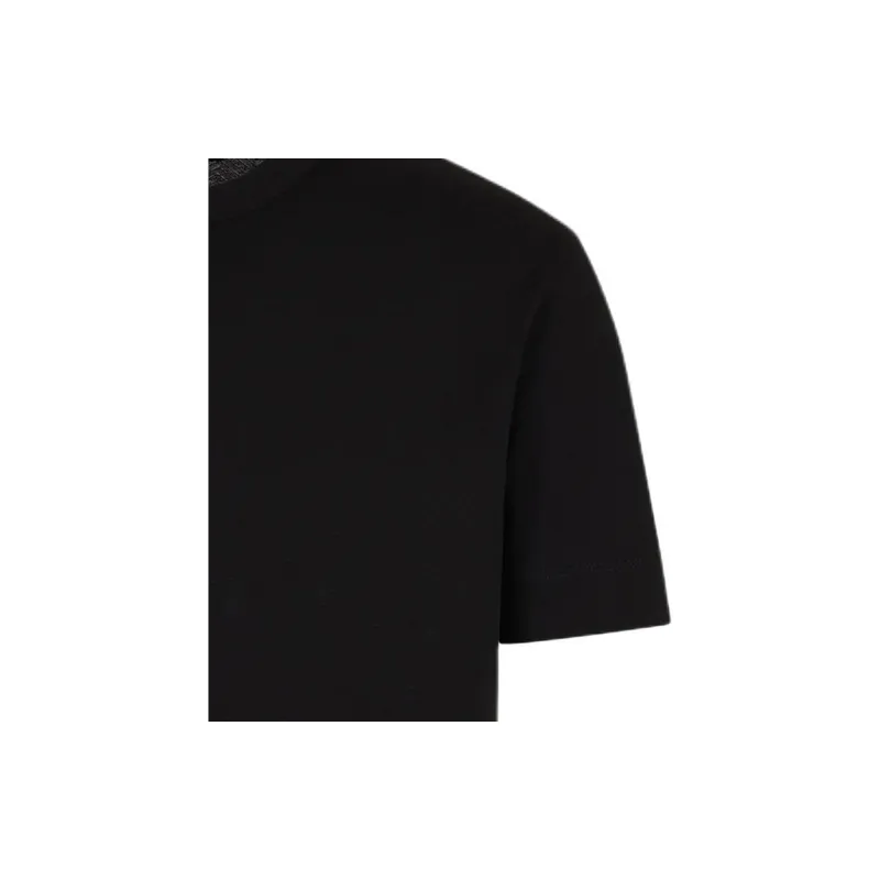 EMPORIO ARMANI 3D effect Asv Embossed Jacquard Jersey T shirt-3