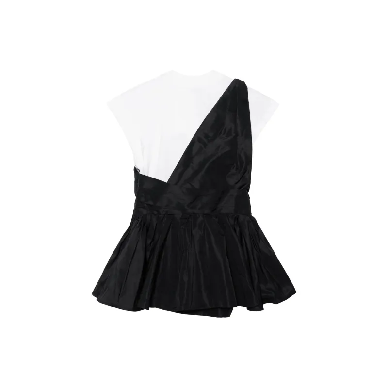 Alexander McQueen Layered Ruched T-Shirt-1