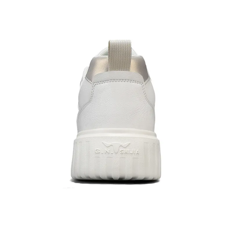 G.N.SHIJIA Wear Resistant Lightweight Breathable Height Increasing Low Top Skateboard Shoes Men's-4