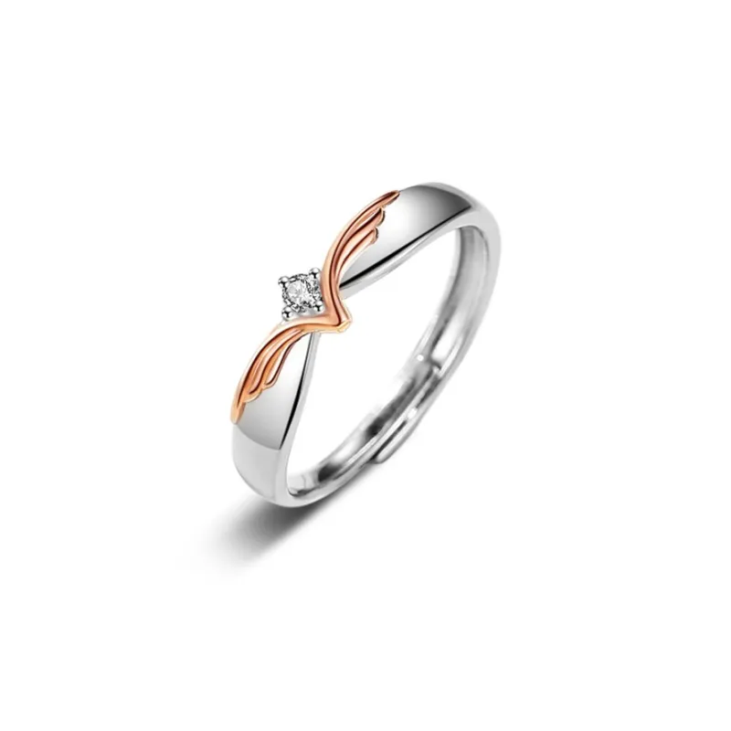PHOENIXSILY 925 Sterling Silver Rings Unisex-13