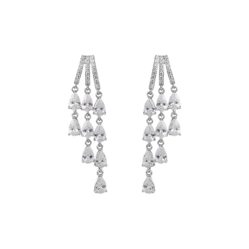 CAROMAY Copper Alloy Earrings Women's