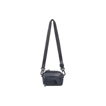 THE NORTH FACE Nylon Crossbody Bag, Shoulder Bag Unisex Silver Gray