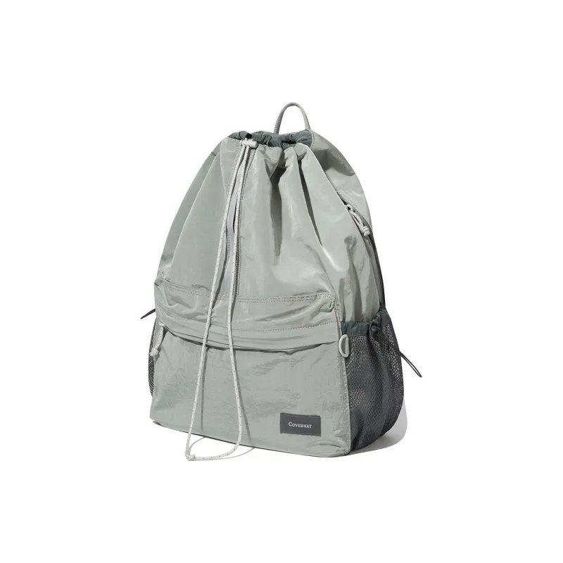 COVERNAT Nylon Backpack Unisex Khaki-1
