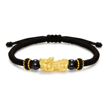 Master Kim Ebony Gold Bracelet Unisex