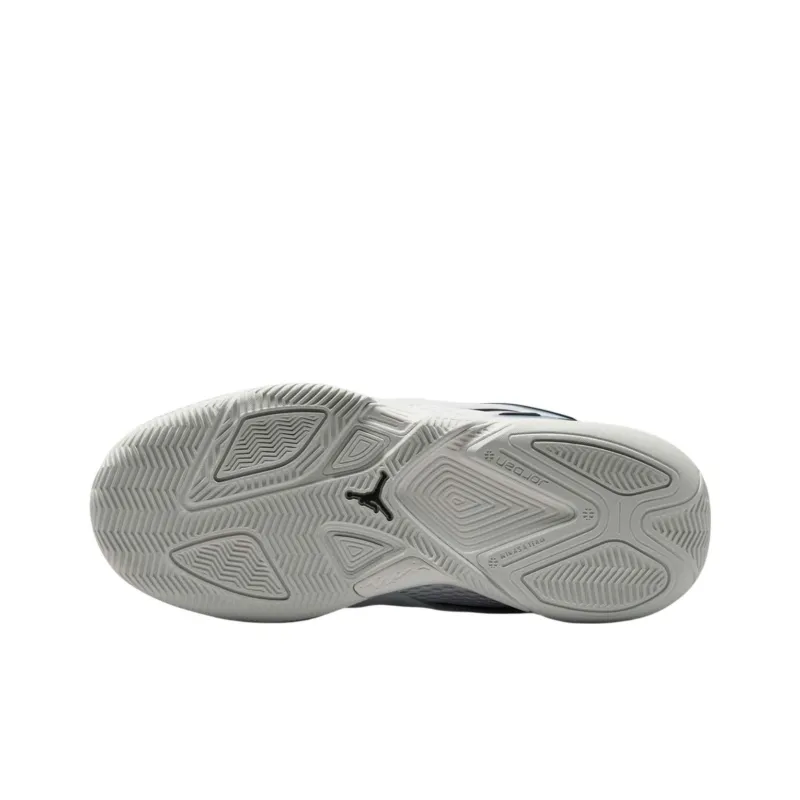 Jordan Heir Collection Cushioning Slip Resistant Low Top Basketball Shoes Unisex White-3