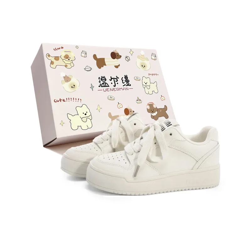 WENERMAN Dopamine Dressing Individual Trendy Low Top Skateboard Shoes Women's Box Included-5