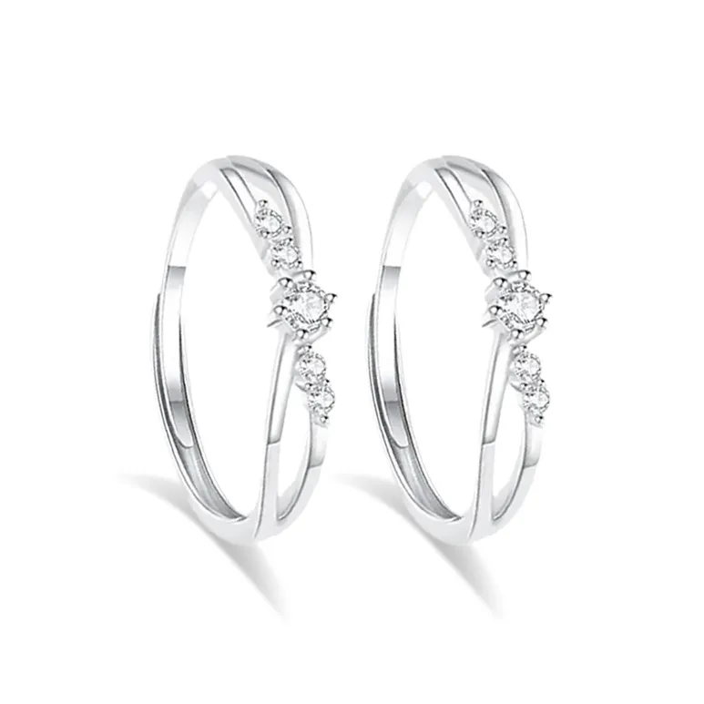 VEZA Sterling Silver Rings Unisex-8