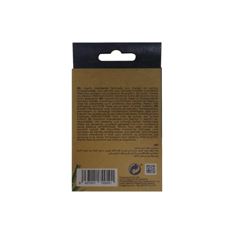 LOVYC Pharma Bamboo Fangs Interval Toothbrushes Cleaning 7 Pcs Pack-1