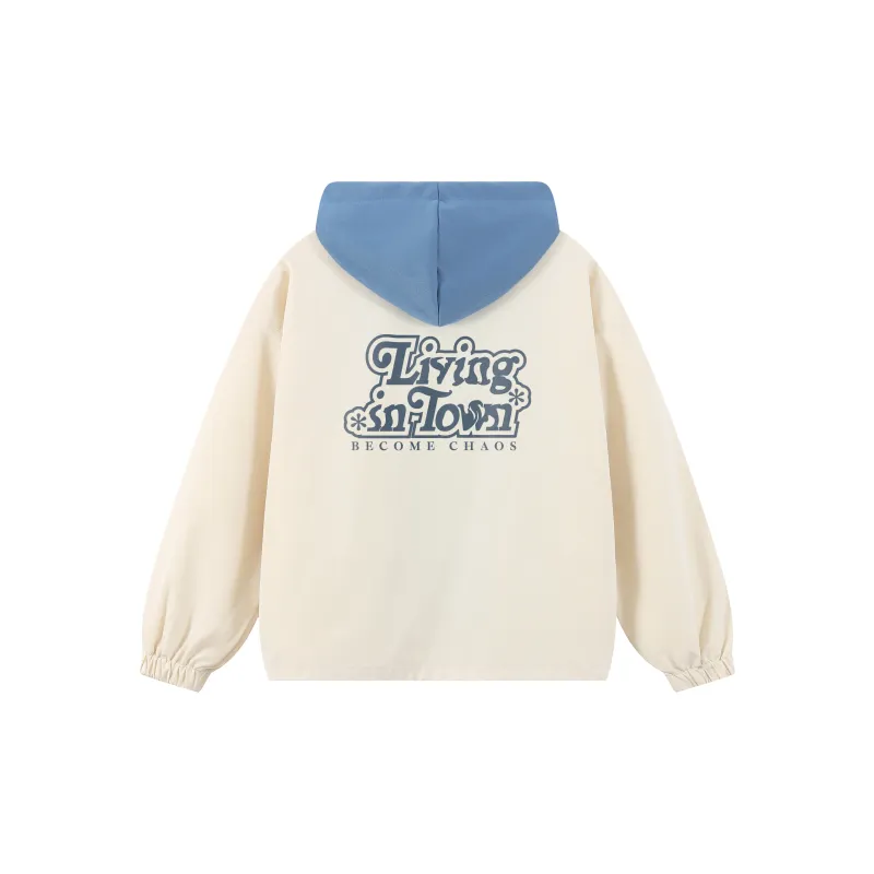 LIVINGTOWN Jacket Unisex Beige Blue-10