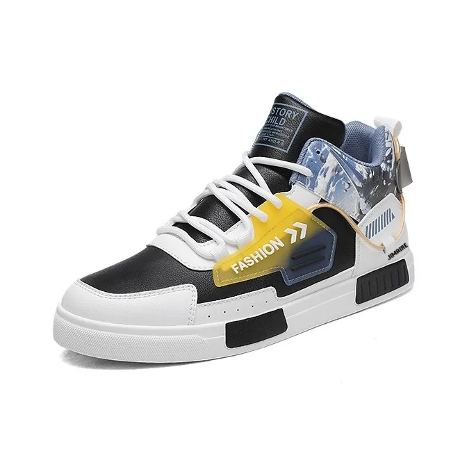 King Jinmai Slip Resistant Mid Top Skateboard Shoes Men's-5