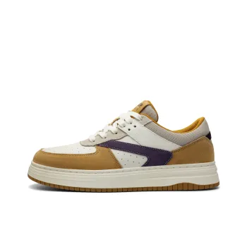 JEEP SPIRIT Low Top Skateboard Shoes Men's Coconut Brown