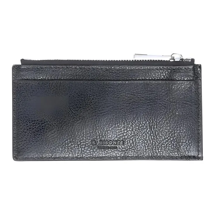 Il Bisonte Leather Wallet Men's Black-0