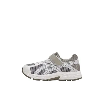 Asics RUNNING KIDS Slip Resistant Cushioning Low Top Kids' Running Shoes White Gray Kids'
