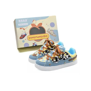 Anime Story Anti Slip Wear Resistant Lightweight Breathable Low Top Skateboard Shoes Unisex