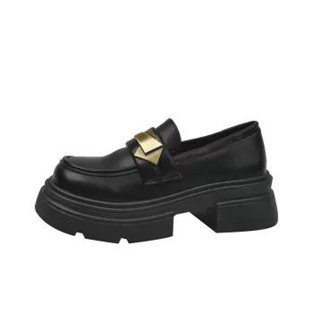 BINGO DUCK Loafers Women's Black