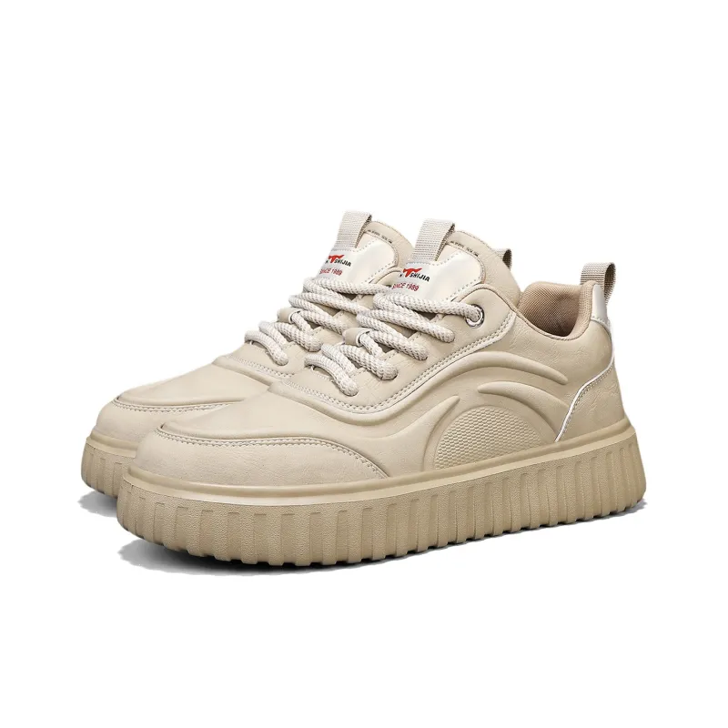 G.N.SHIJIA Wear Resistant Lightweight Breathable Height Increasing Low Top Skateboard Shoes Men's-9