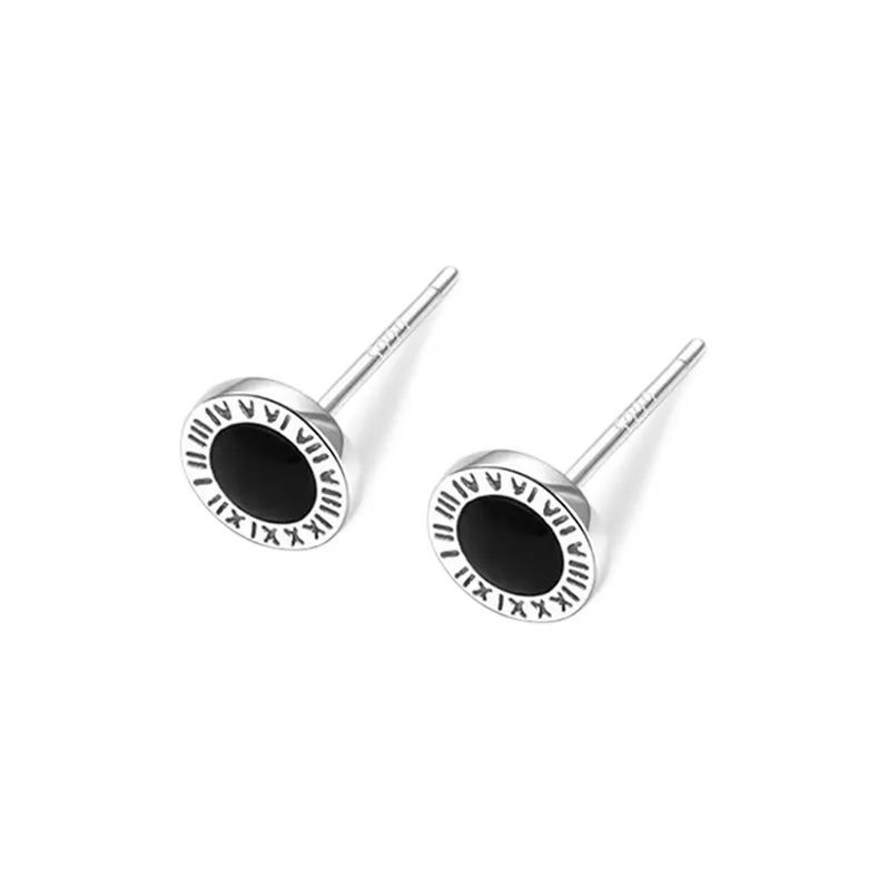 VEZA Sterling Silver Stud Earrings Unisex-7