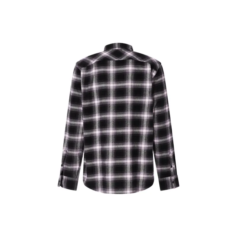 Oakley Shirt Men's Gray/Black Plaid-1