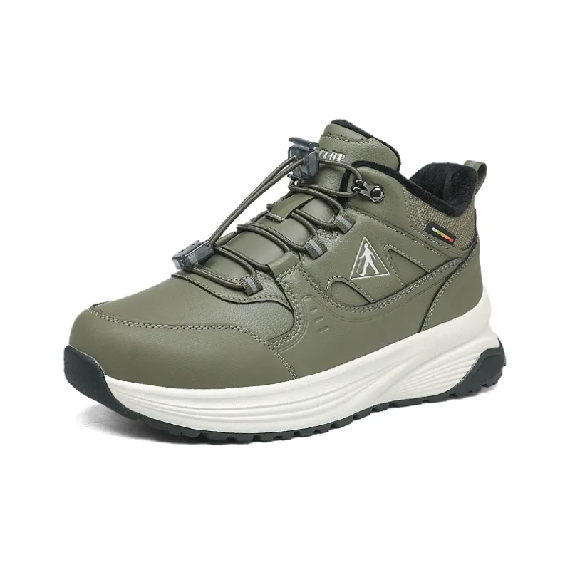 ZULIZ Sports Elderly Shoes Warm Cushioning Coverage Wear-Resistant Slip-Resistant Mid-Top Casual Shoes Men's-13