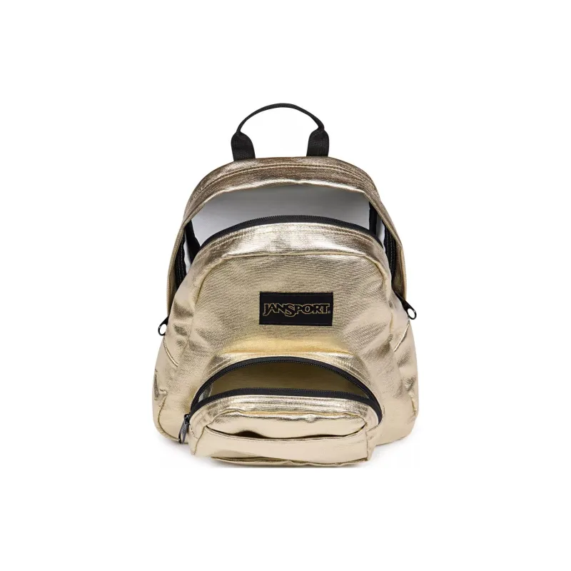 JanSport Recycled Polyester Backpack Mini Women's Gold-4