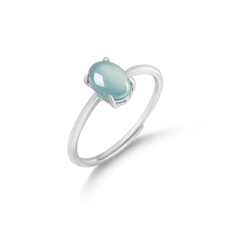 LIANGYUXI Glutinous Jade Jadeite Rings Unisex-1