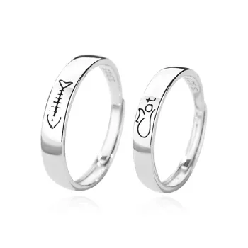 Chongqing Gold Store S925 Silver Rings Unisex