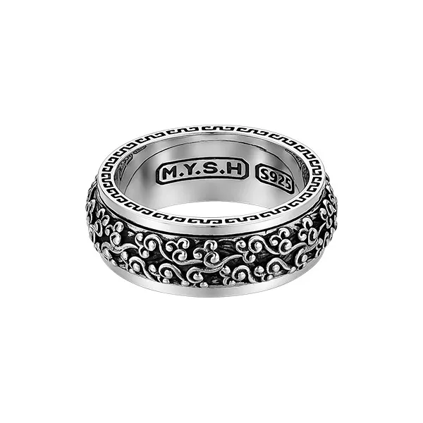 MYSH 925 Sterling Silver Rings Men's-2