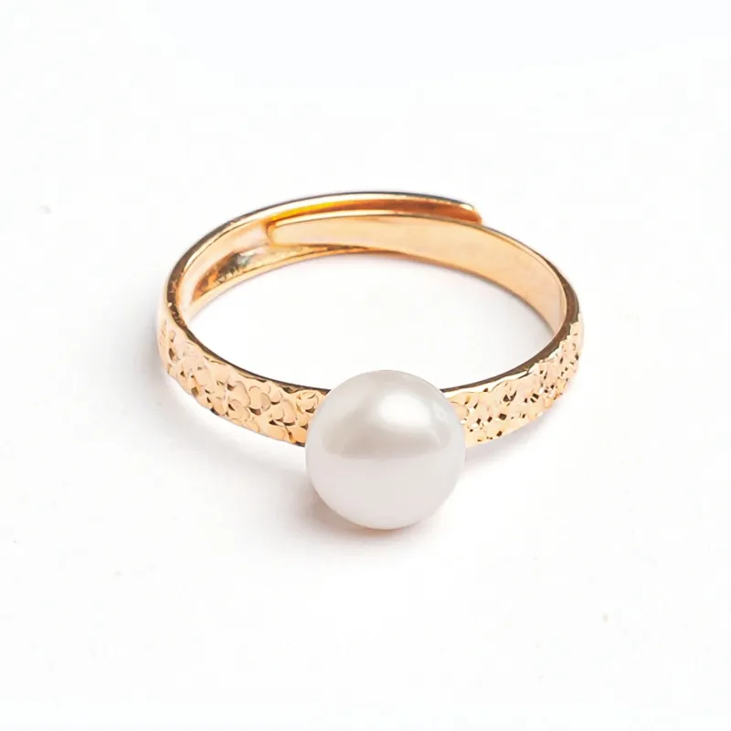 SANWUBALUOKE Freshwater Pearl Rings Women's-3