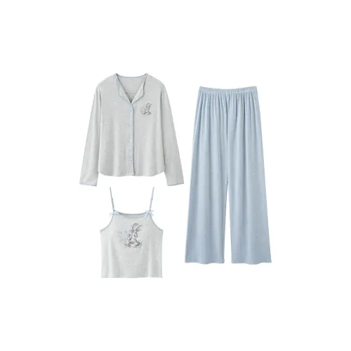 Lanza Pajama Set Women's Cute Bunny