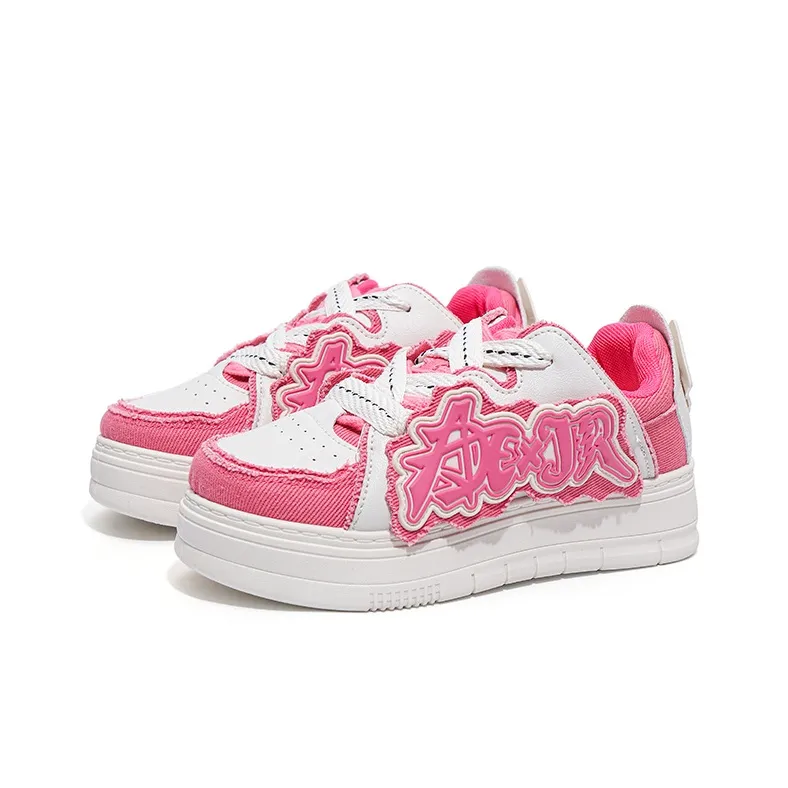 Take The Qin Wear Resistant Lightweight Height Increasing Low Top Skateboard Shoes Unisex-7